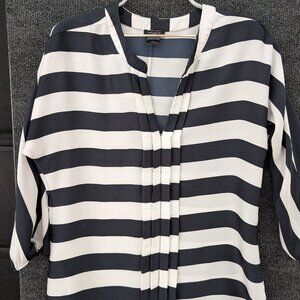 Classy Striped Ann Taylor Blouse
